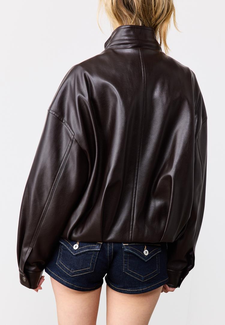 blusao balao com cinto de polipele