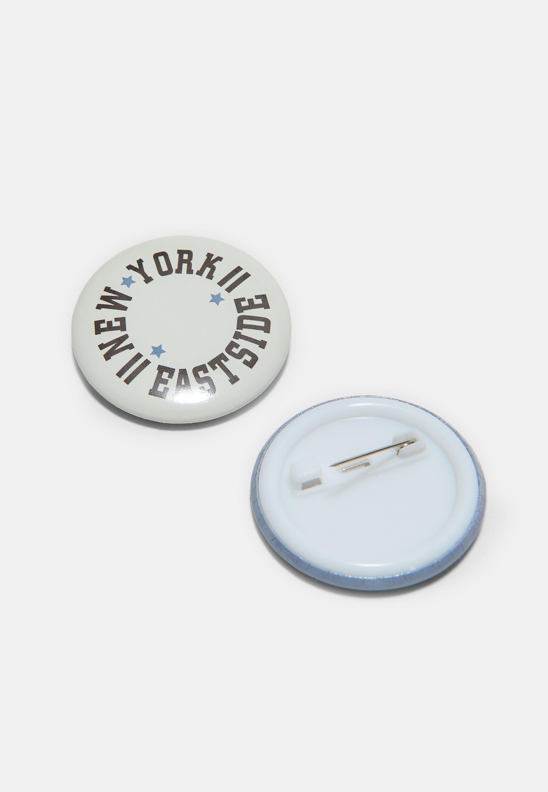 Set of 6 pins — Blue