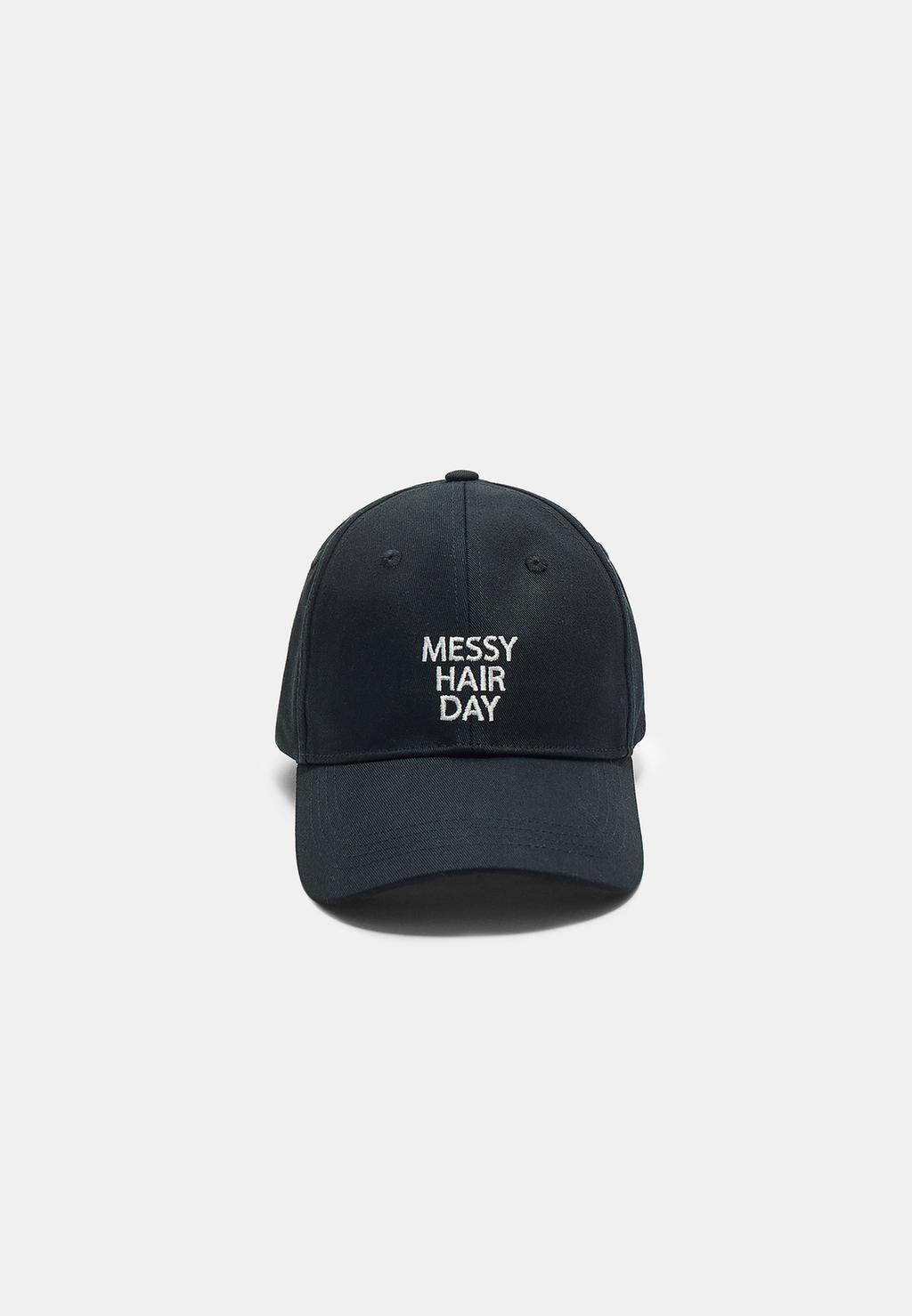Casquette message brodé