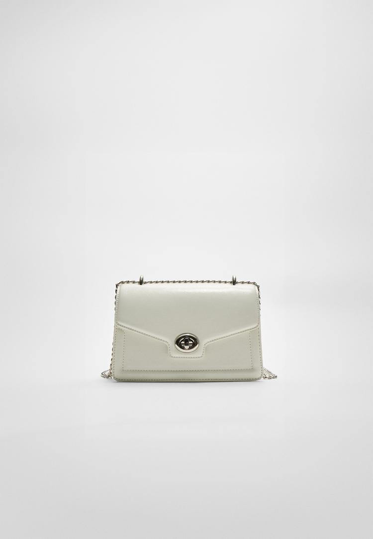 bolso bandolera rigida cierre