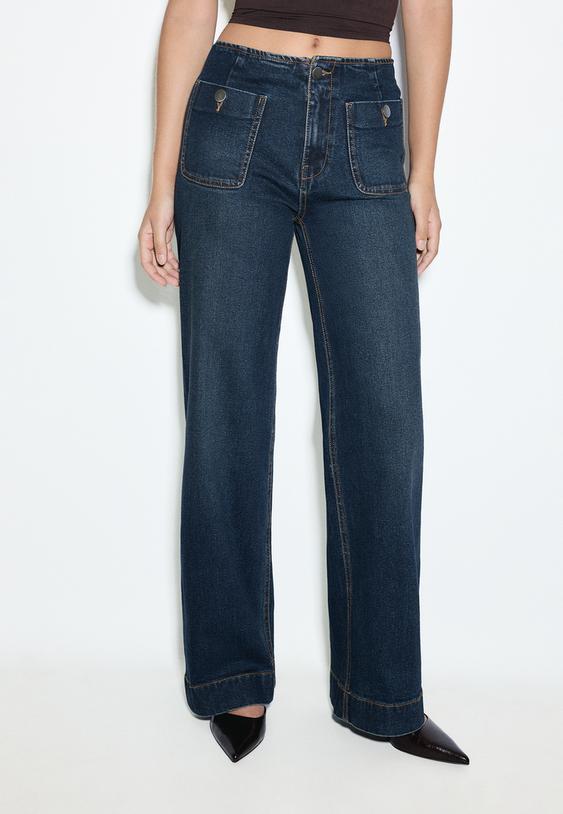 d77 jeans minimal con tasche
