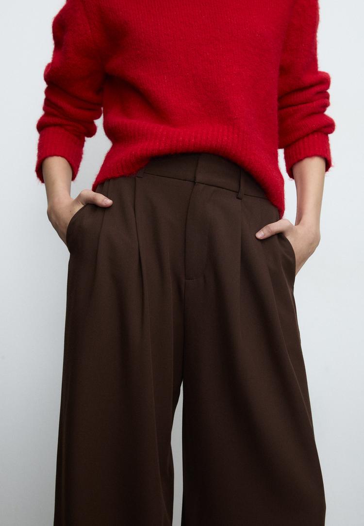 super wideleg adjustable trousers