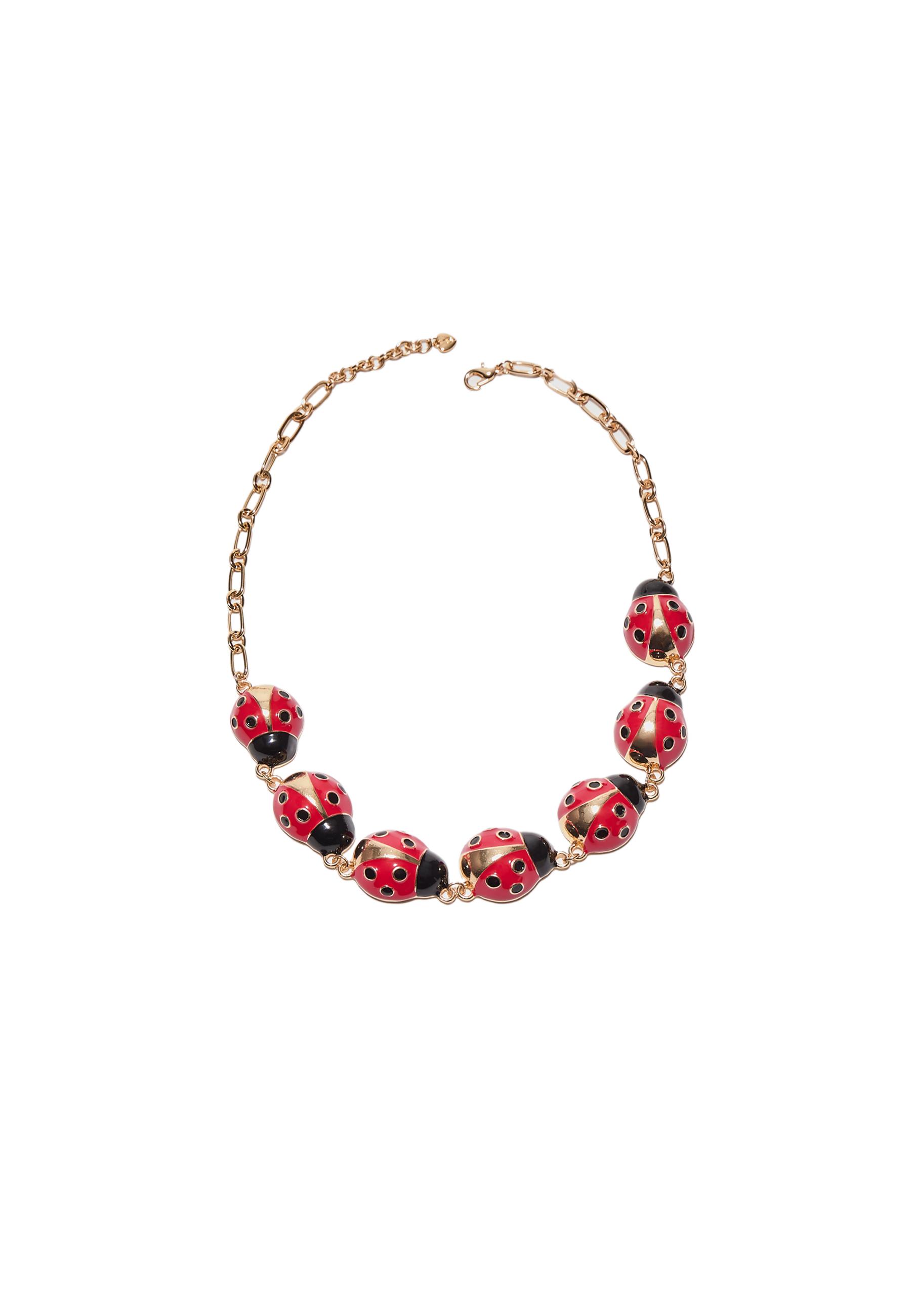Garden necklace — Red