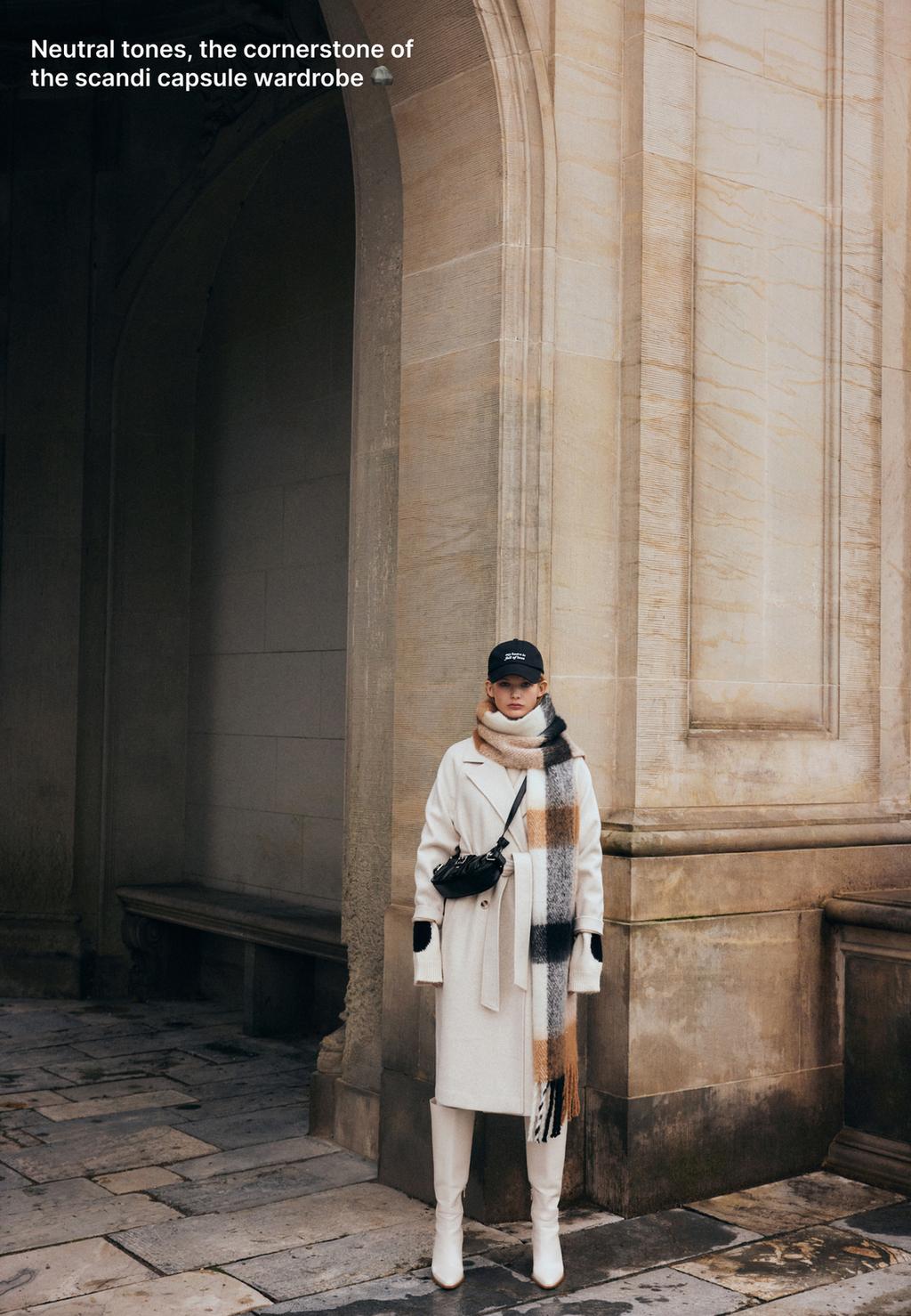 Abrigo trench tacto suave