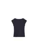 Basic geniş yaka tişört - Görsel 20