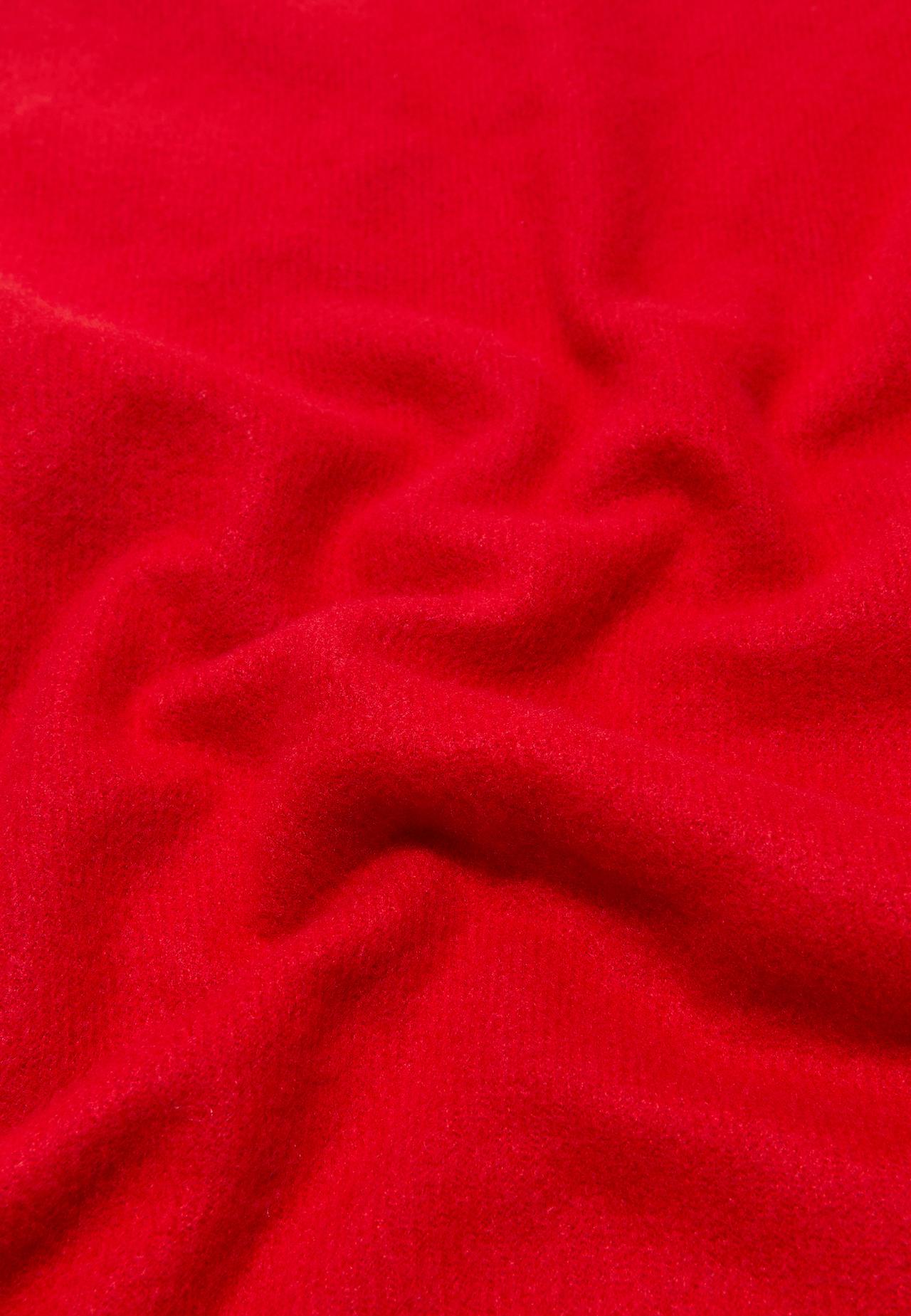 Fine basic scarf — Red