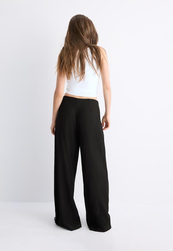 Dökümlü Sarong Pantolon - Görsel 3