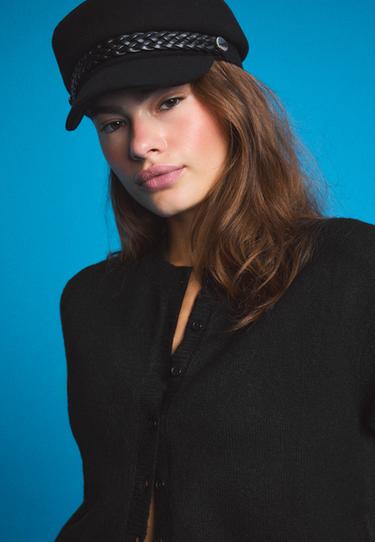 Soft-touch button-up knit cardigan — Black 6