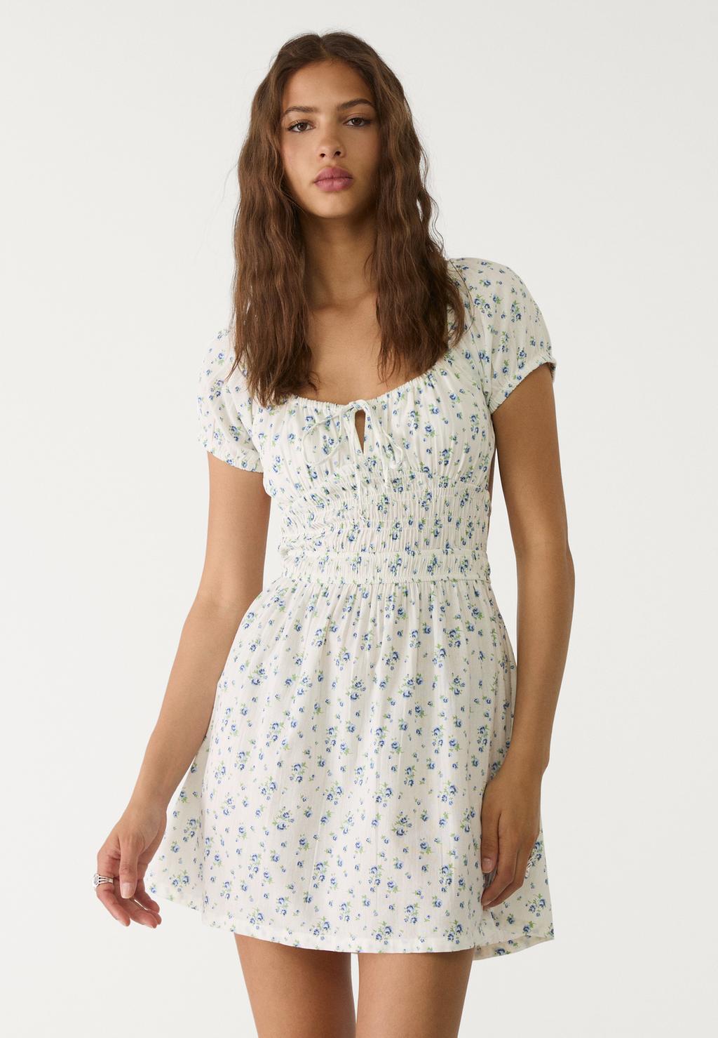 Short printed dress