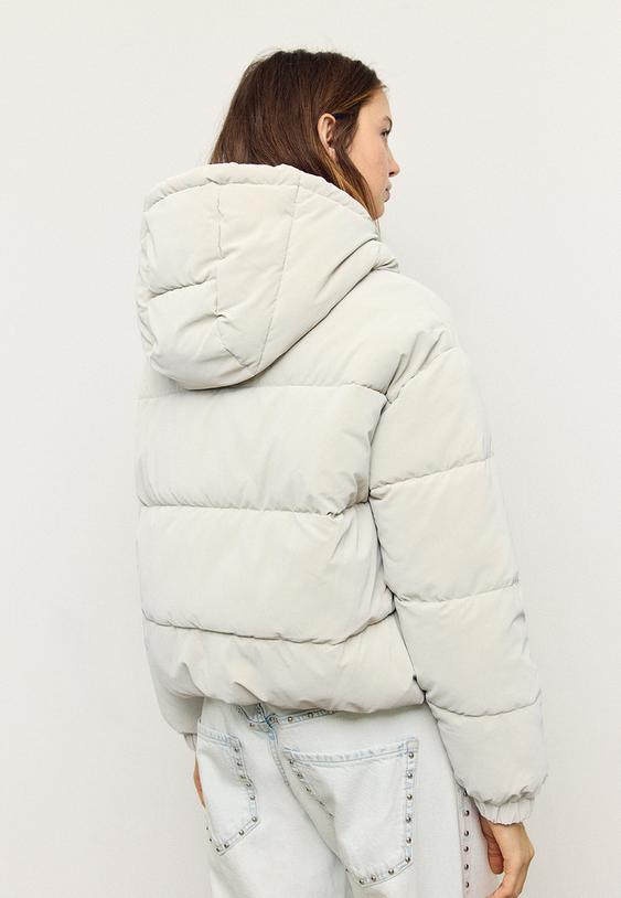 Prošivena Jakna S Kapuljačom