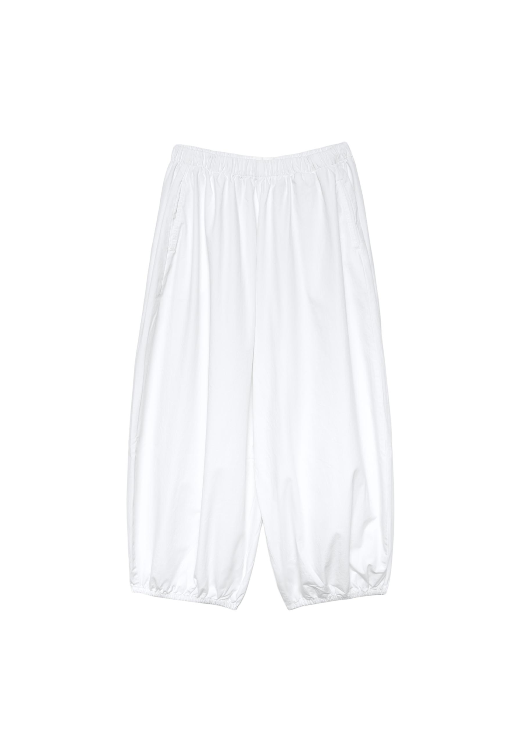 Poplin bloomer trousers — Ecru
