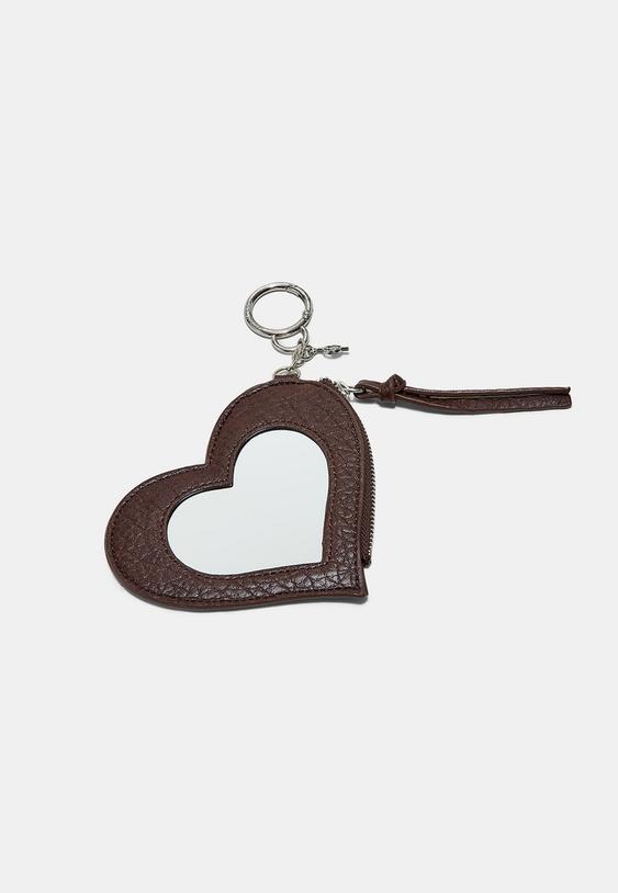 portecles charm portemonnaie cur miroir