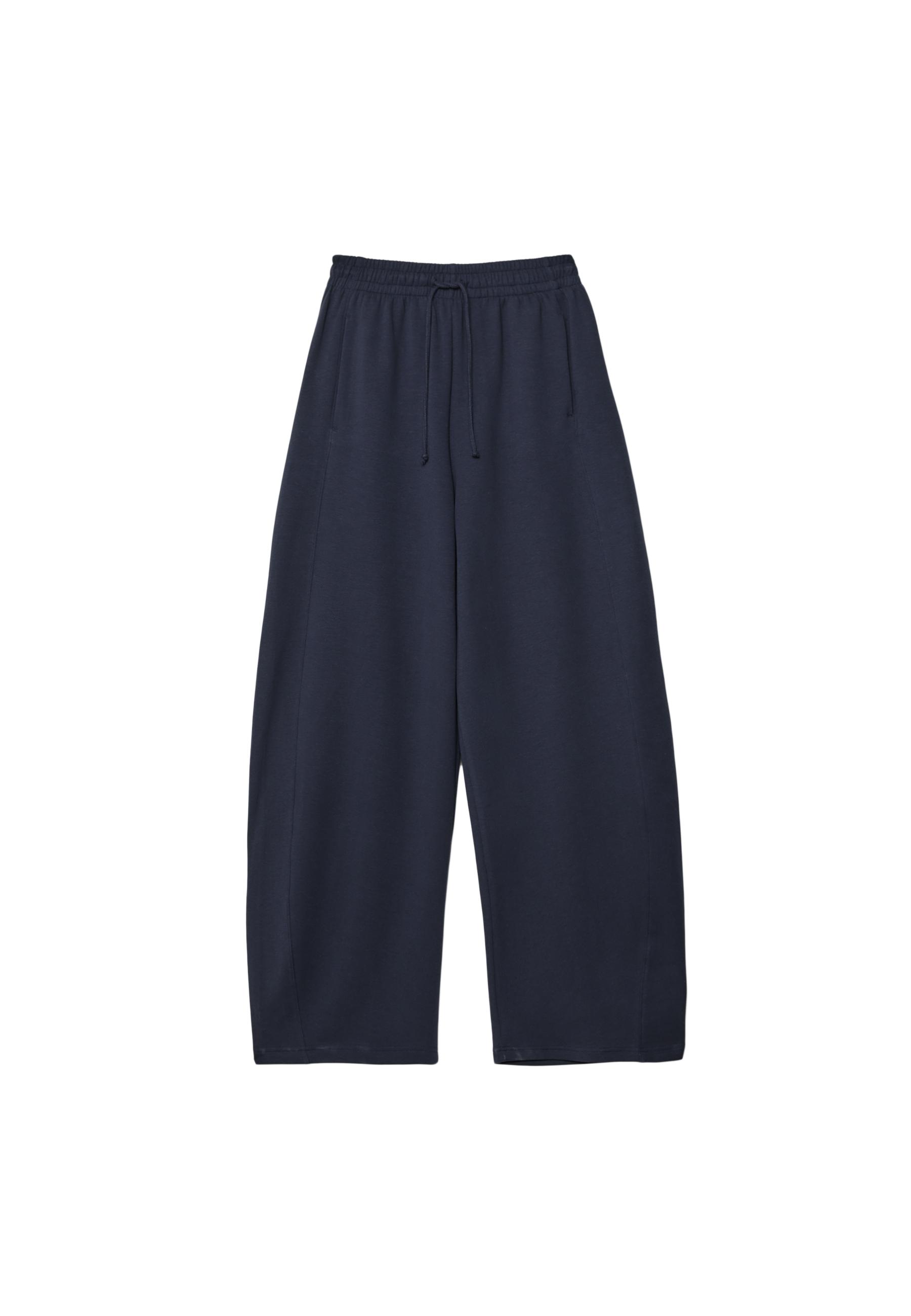 Super barrel jogger trousers — Navy blue