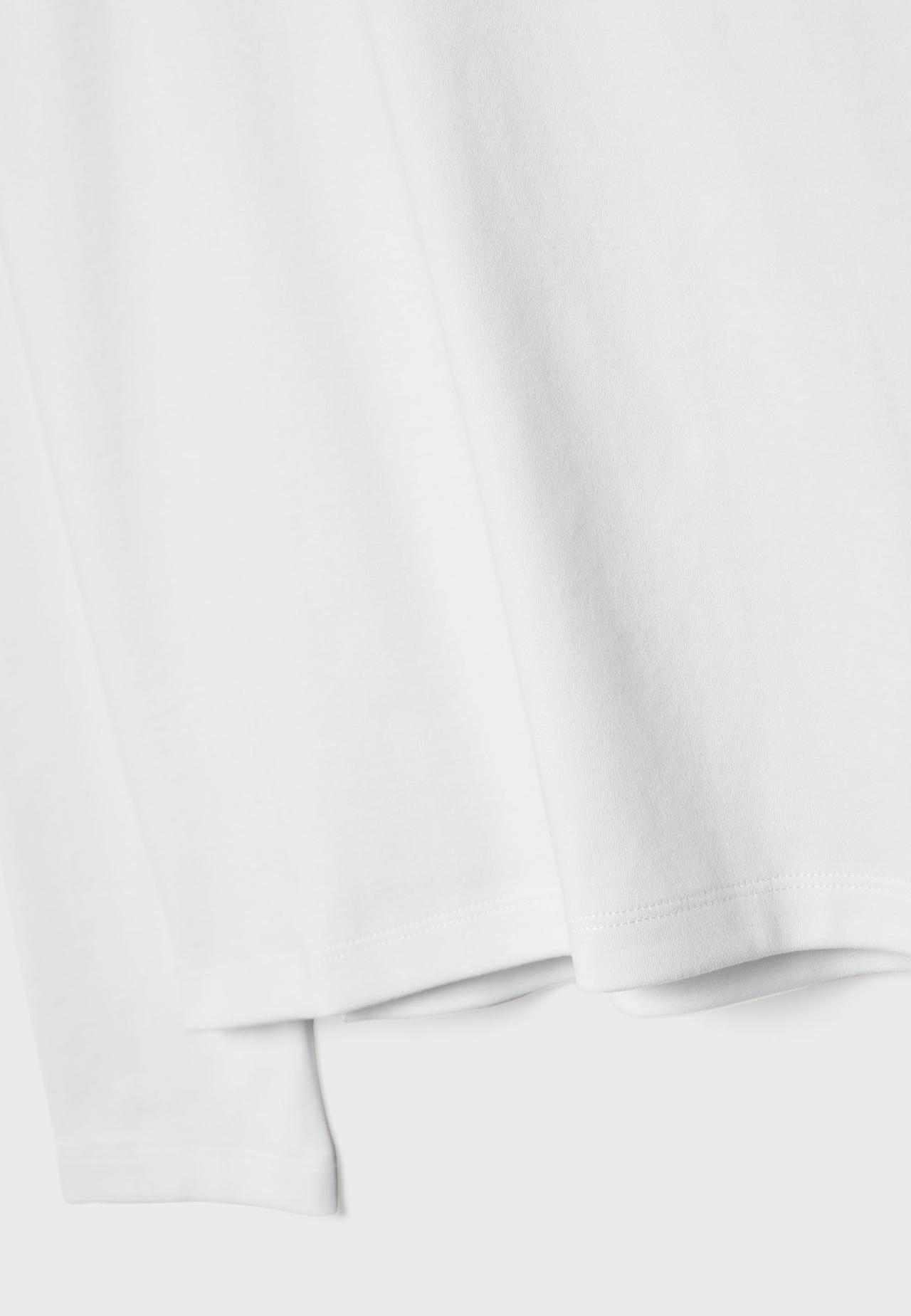Basic regular fit cotton T-shirt — Ecru