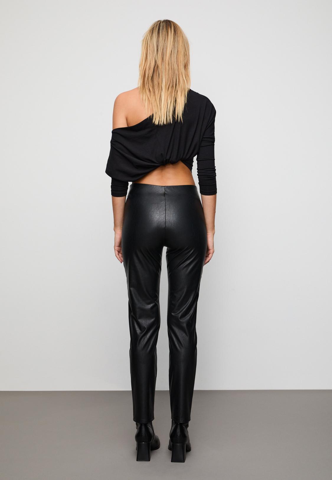 Faux leather leggings