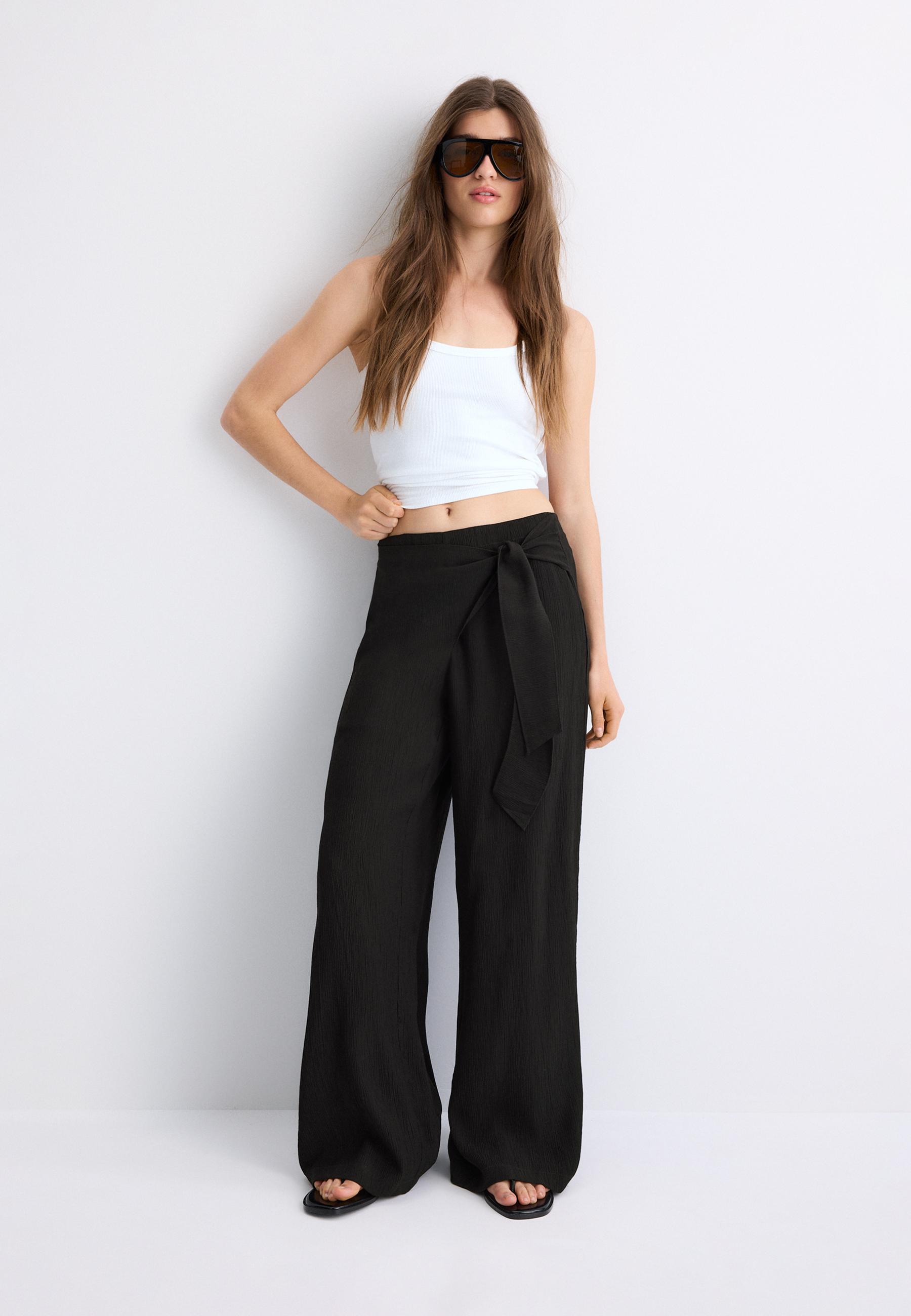 Dökümlü Sarong Pantolon