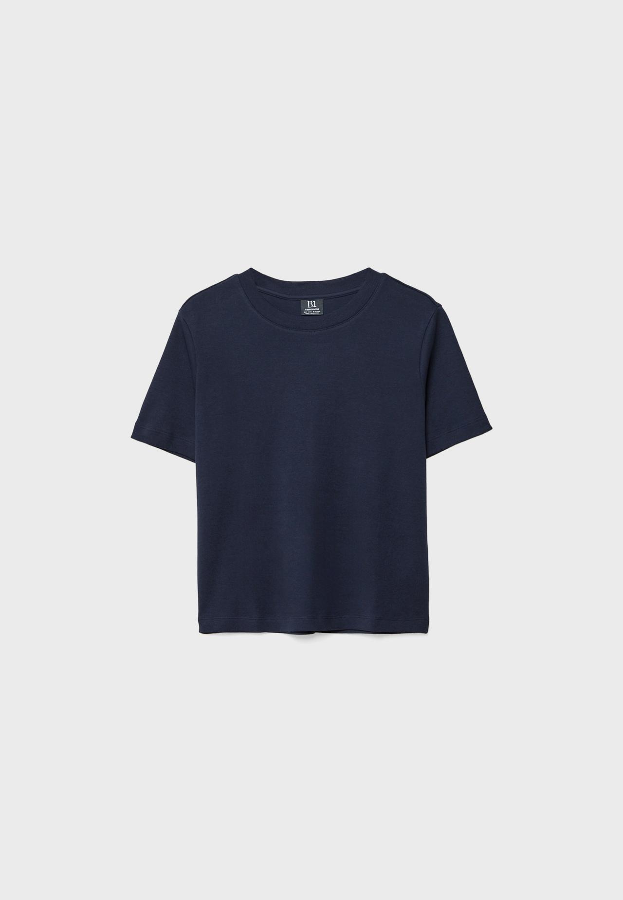 B01 Heavy weight regular fit basic T-shirt — Dark blue