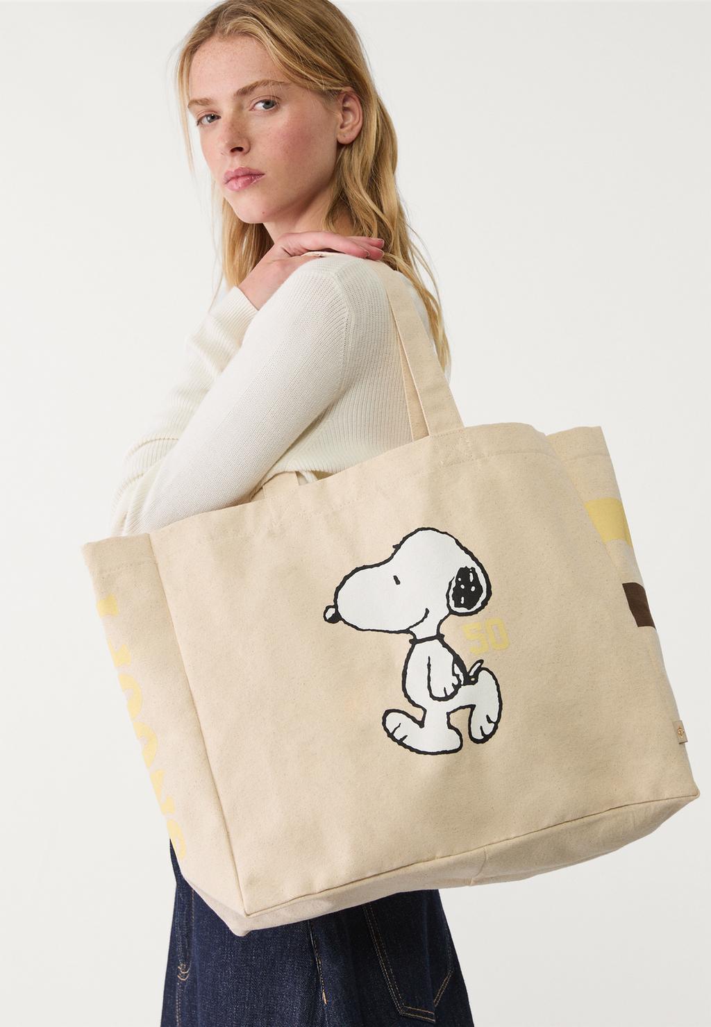 Borsa in tessuto Snoopy