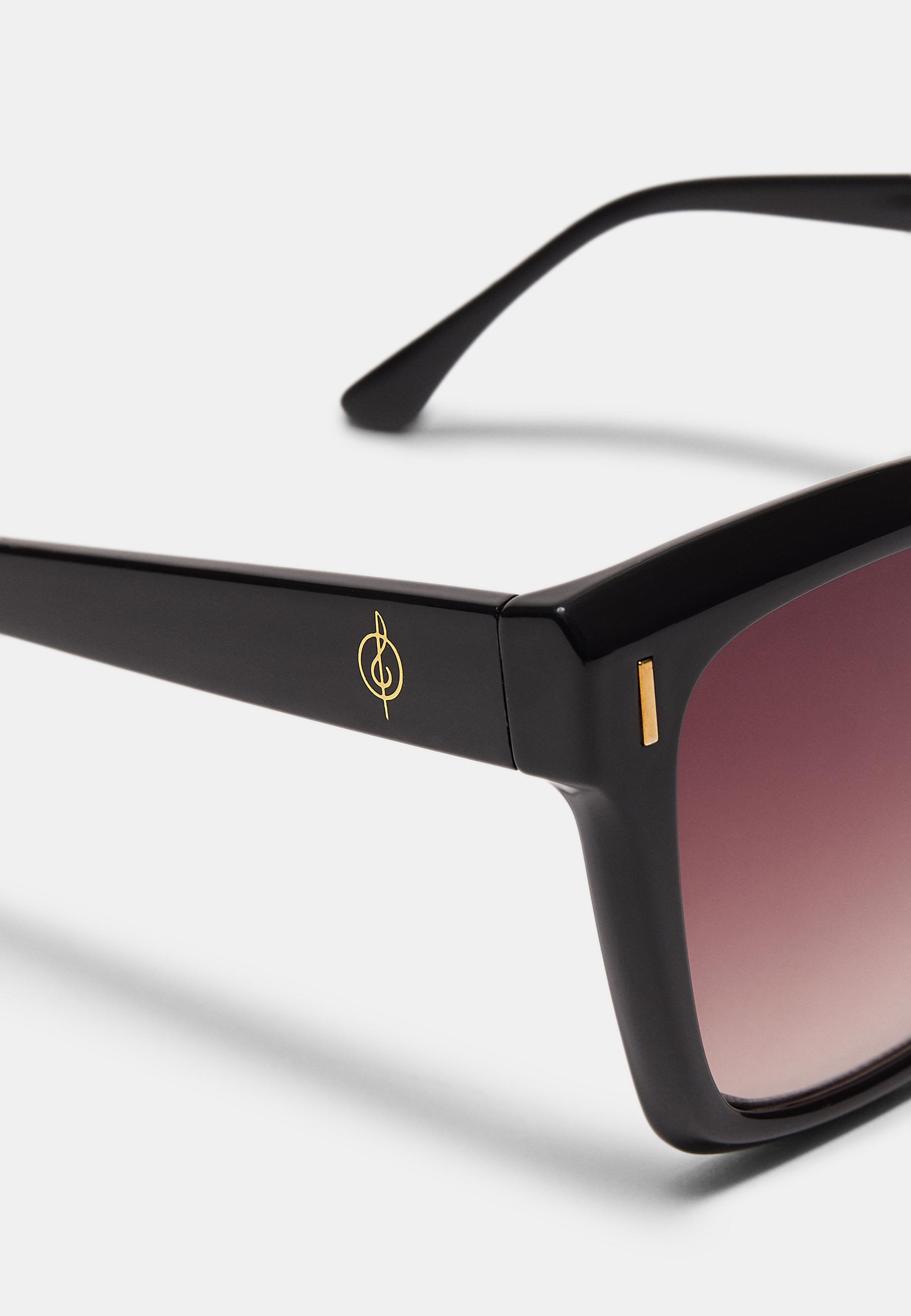 Stradivarius Kare epoksi cat eye güneş gözlüğü görsel 6
