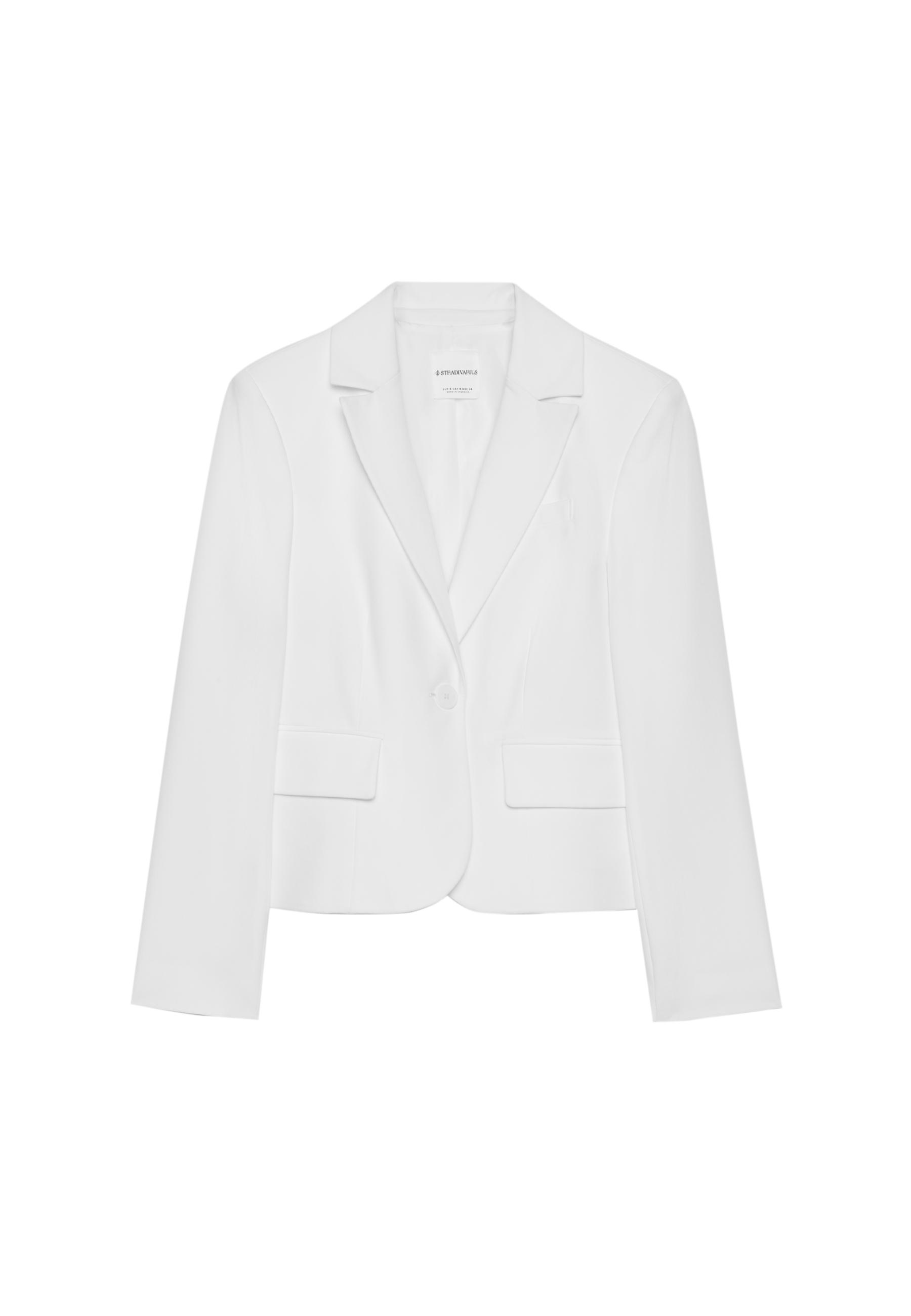 Short blazer — White