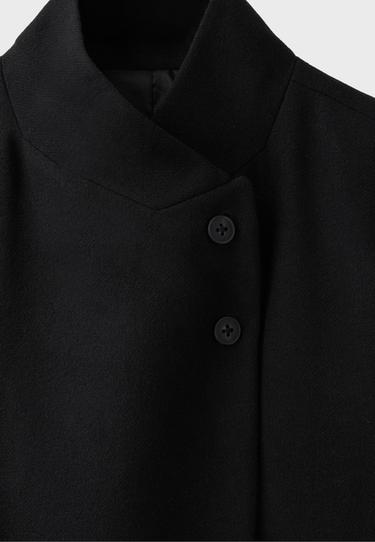 Asymmetric cloth blazer — Black 9