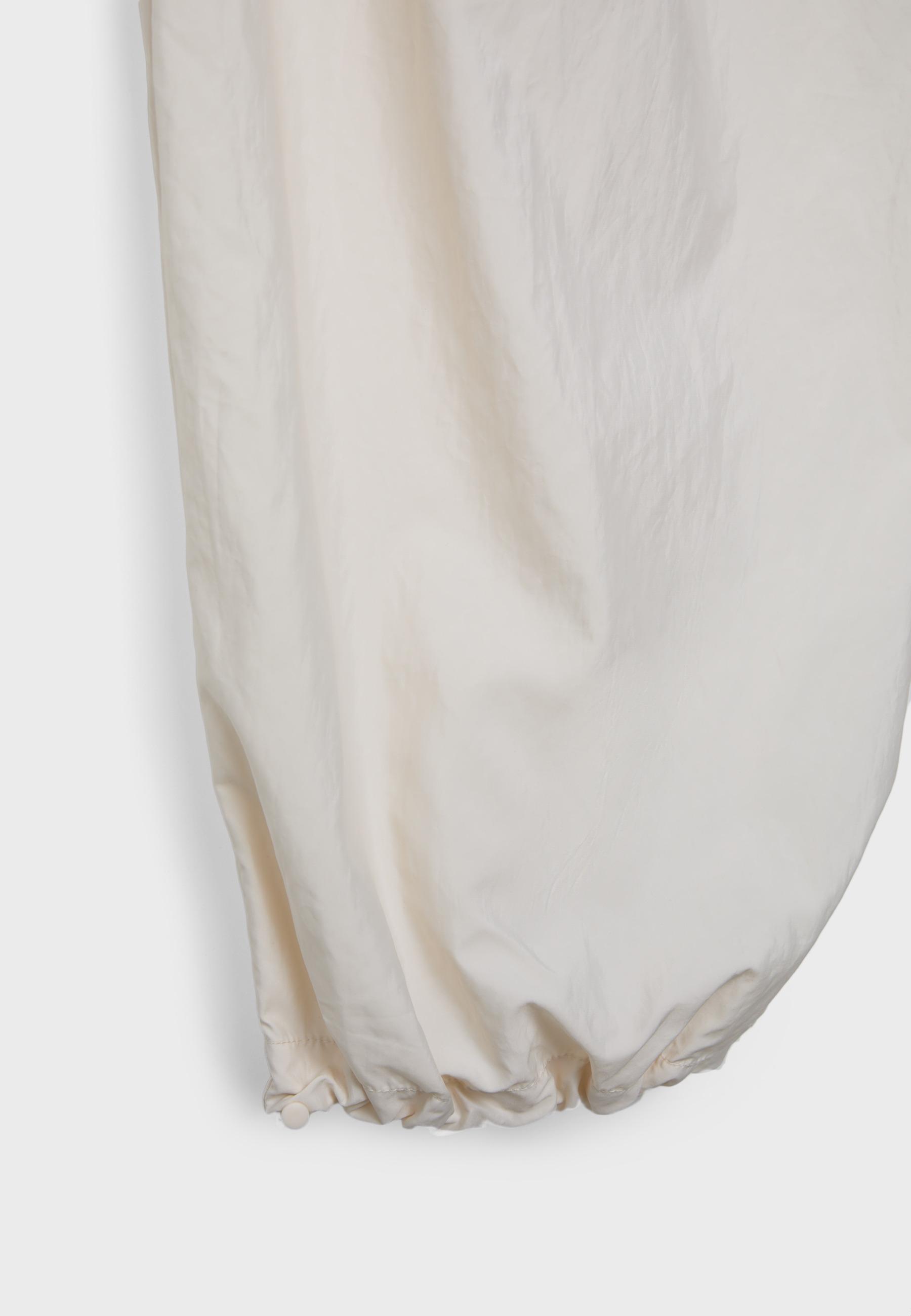 Darted technical sarouel trousers