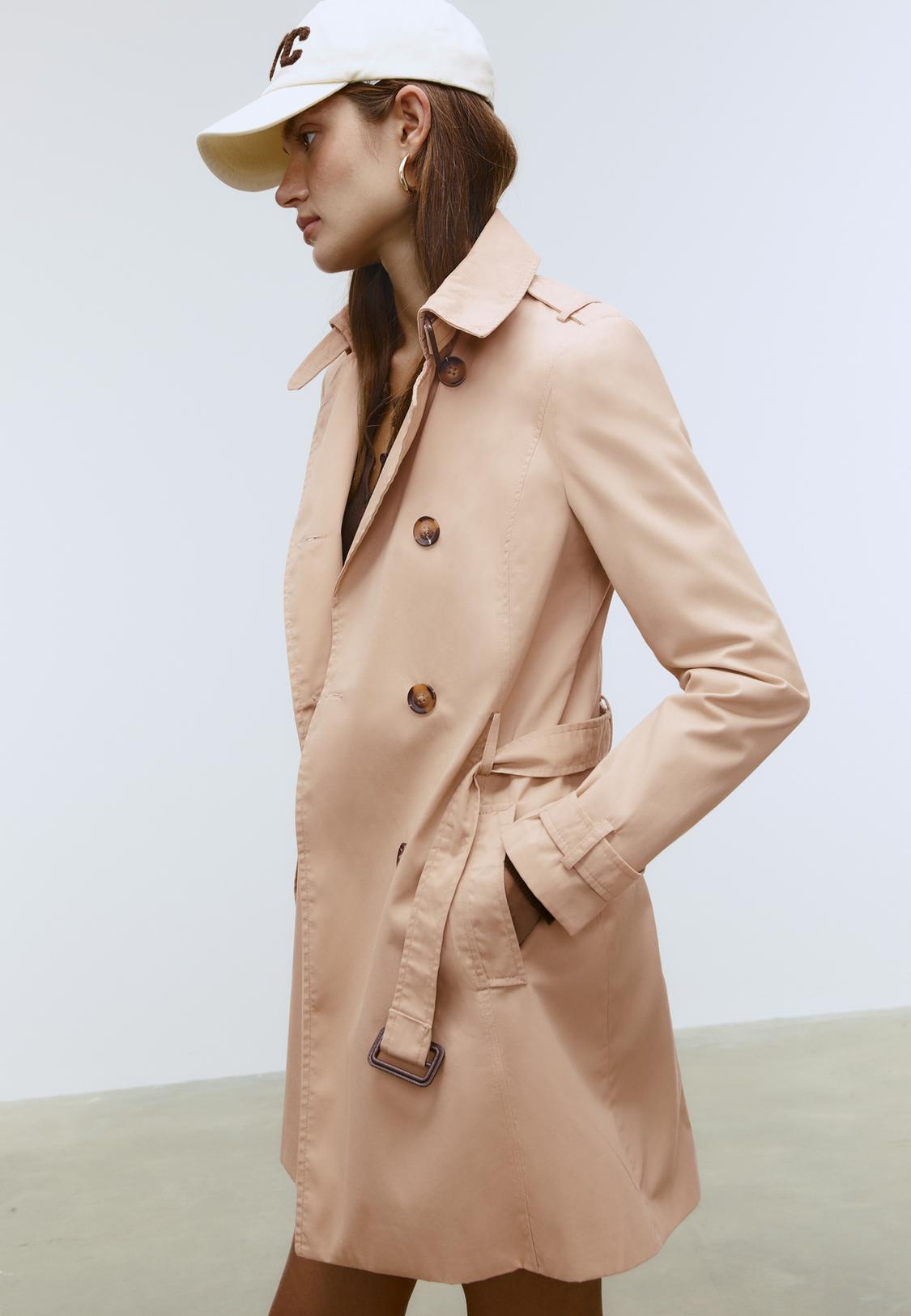 Stradivarius Manteau En Promo Manteau Stradivarius Coton Doublé