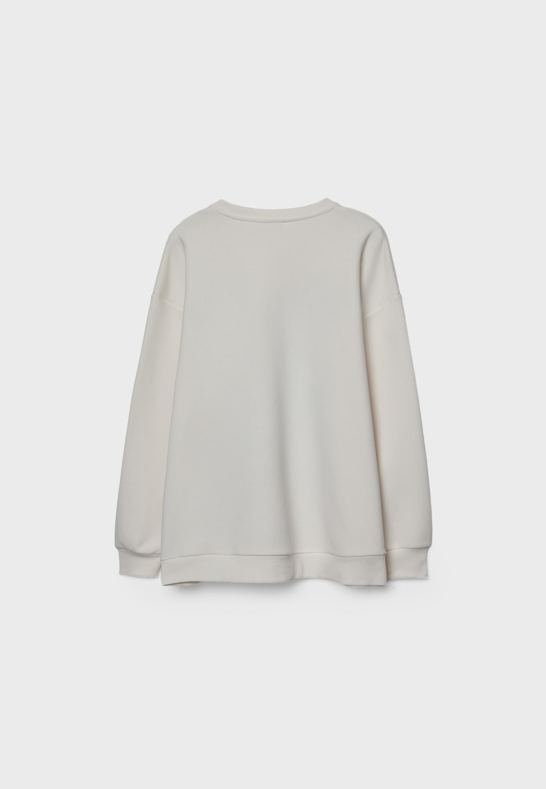 Dog print sweatshirt - Women's fashion | Stradivarius United
