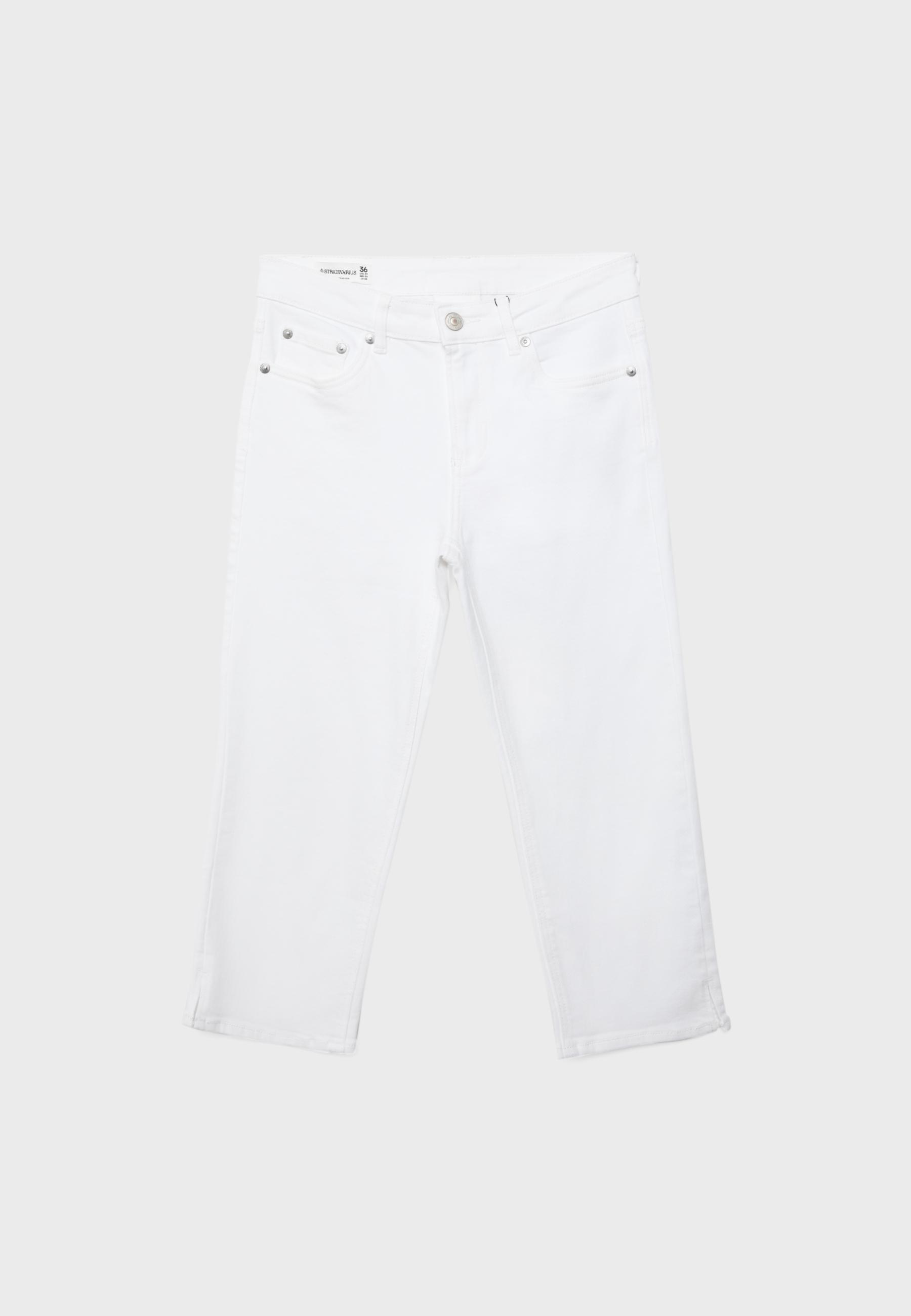 Capri jeans — White