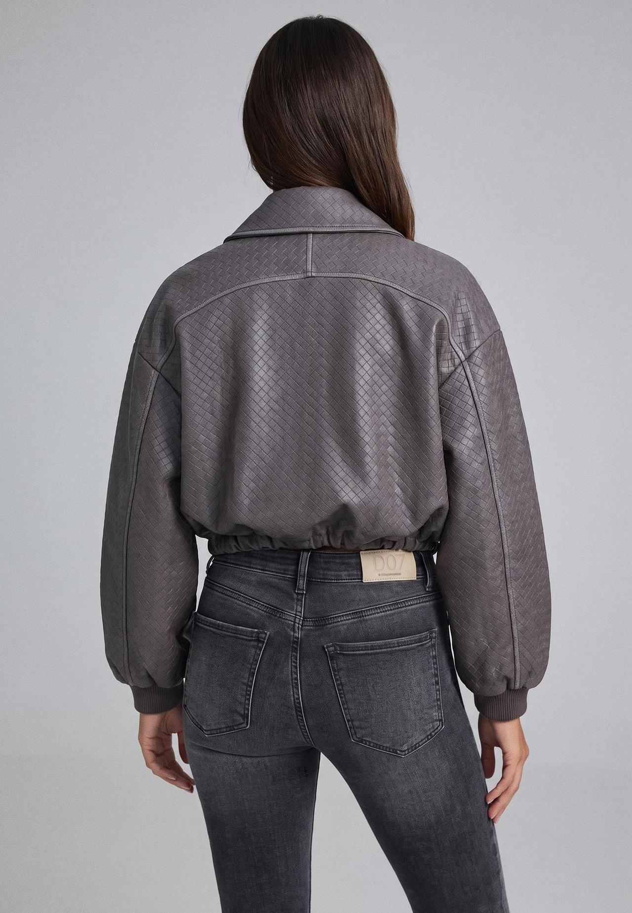 D07 High-waist skinny jeans — BLACK DENIM WASH
