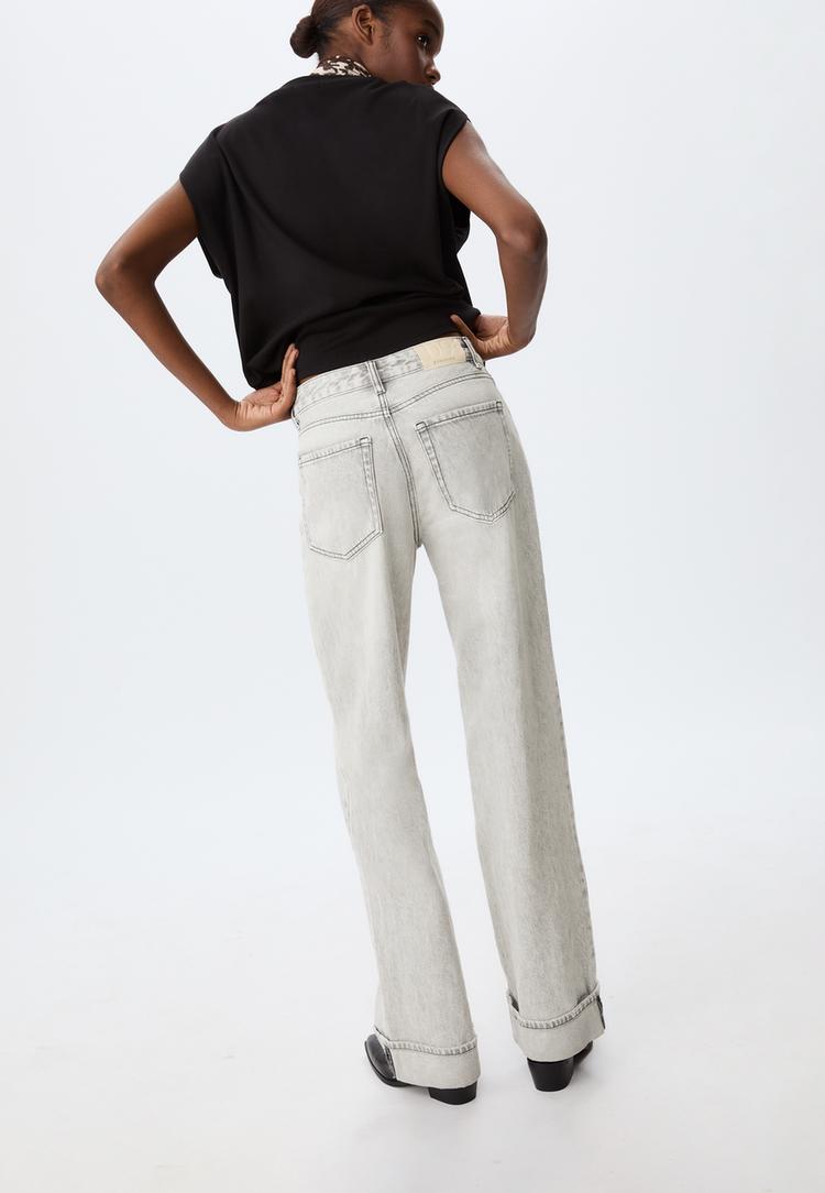d92 straight wide leg jeans