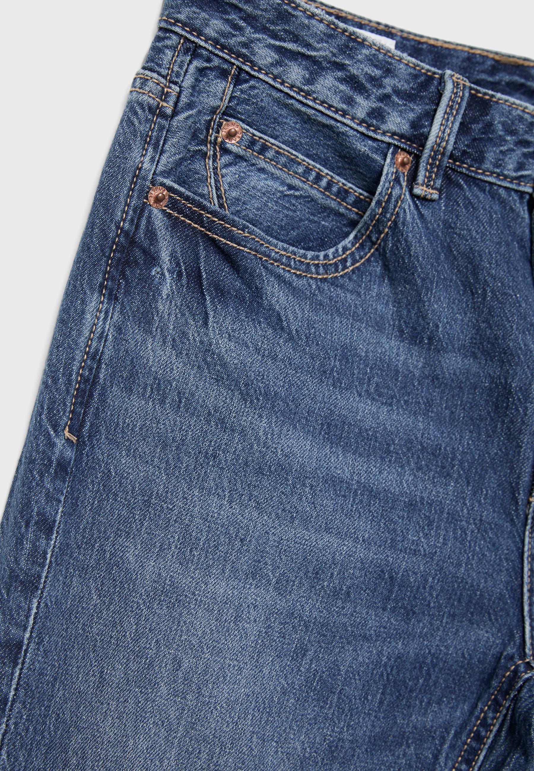 D98 Straight fit Kot Pantolon - Görsel 9