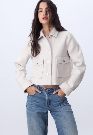 Kısa yumuşak ceket - Görsel 5