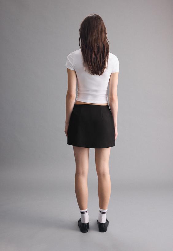 gonna pantalone con spacco laterale