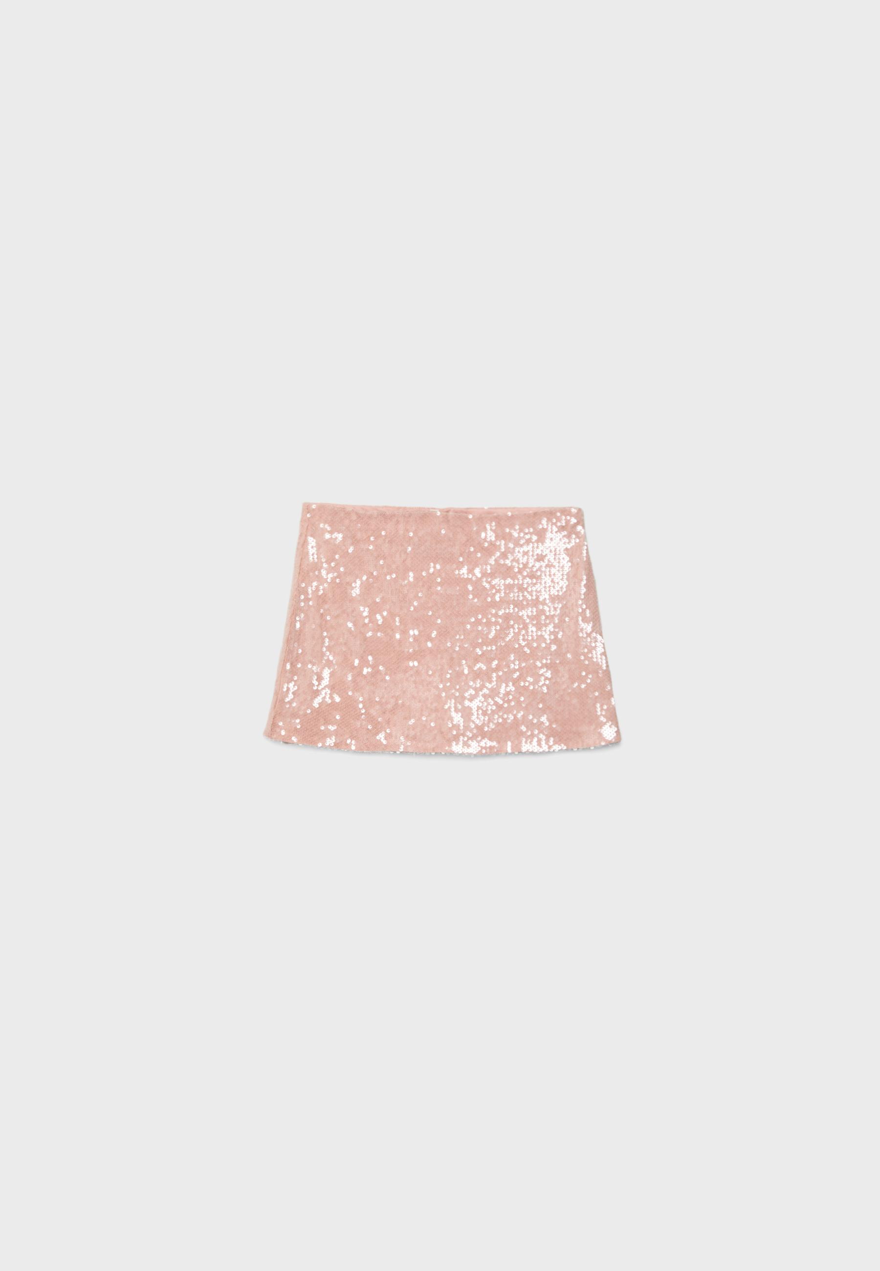 Pullu mini etek - Görsel 6