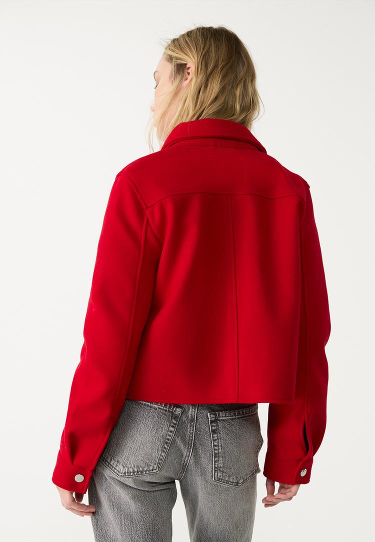 blouson court doux