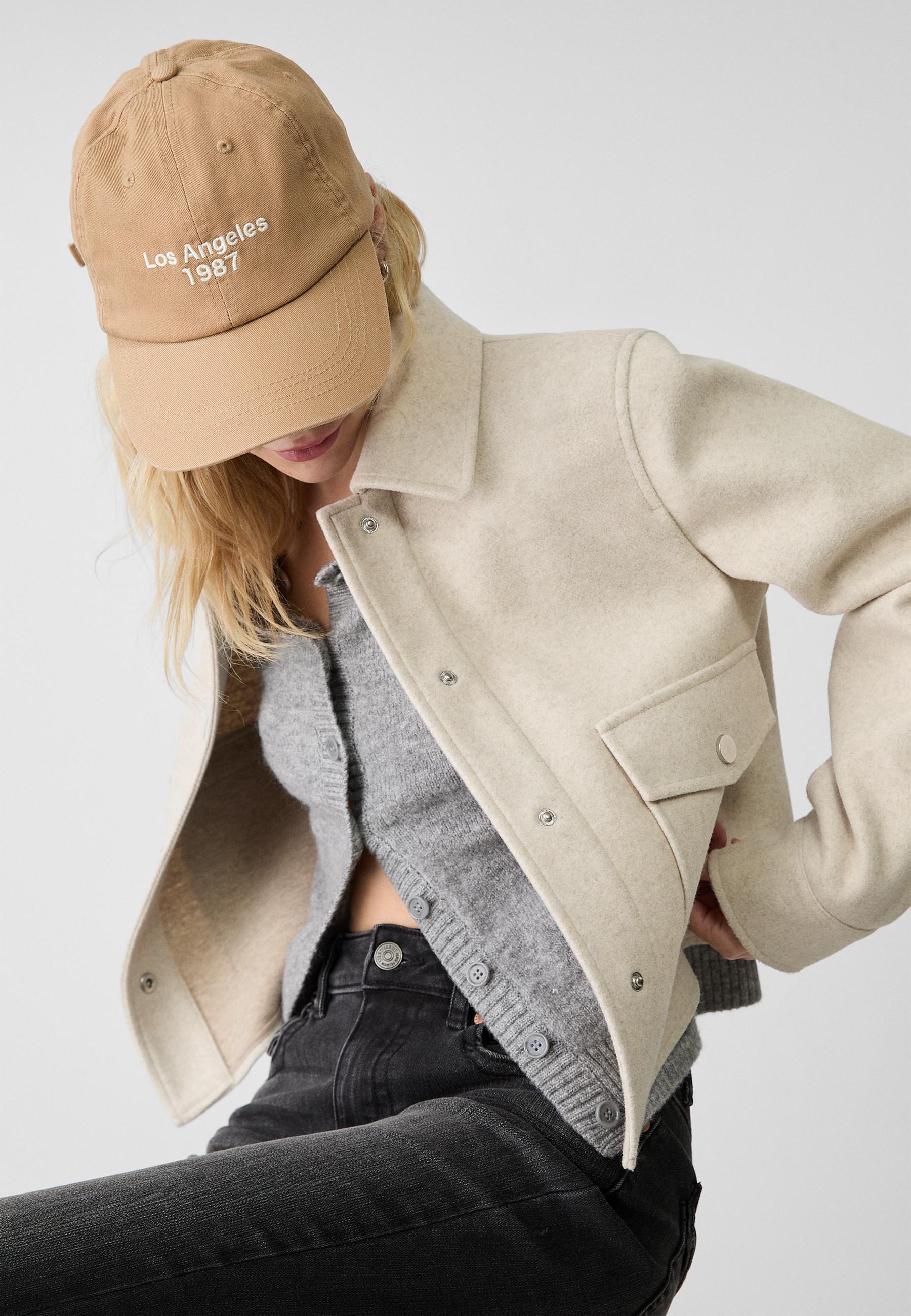 Soft short jacket — Ecru