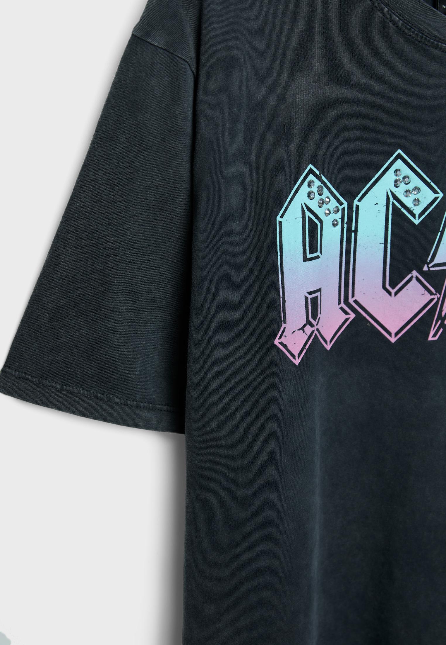AC/DC スプラッター柄 Tシャツ AC/DC スプラッター柄 Tシャツ
