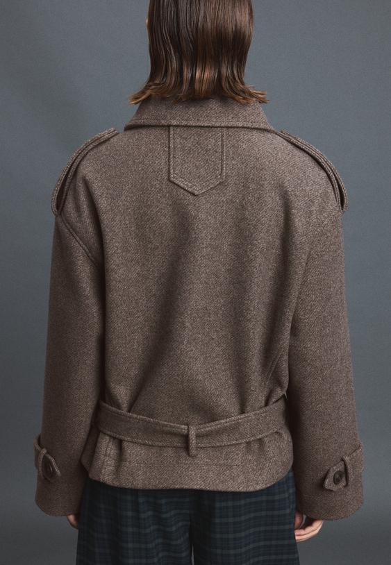 softtouch oversize trench coat