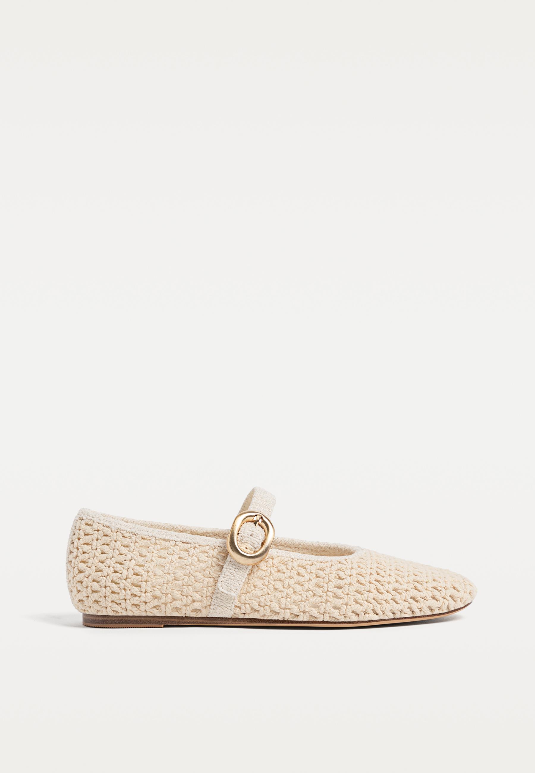 Crochet ballet flats - Women's fashion | Stradivarius United