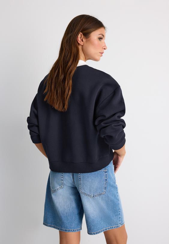 sweat brode col polo
