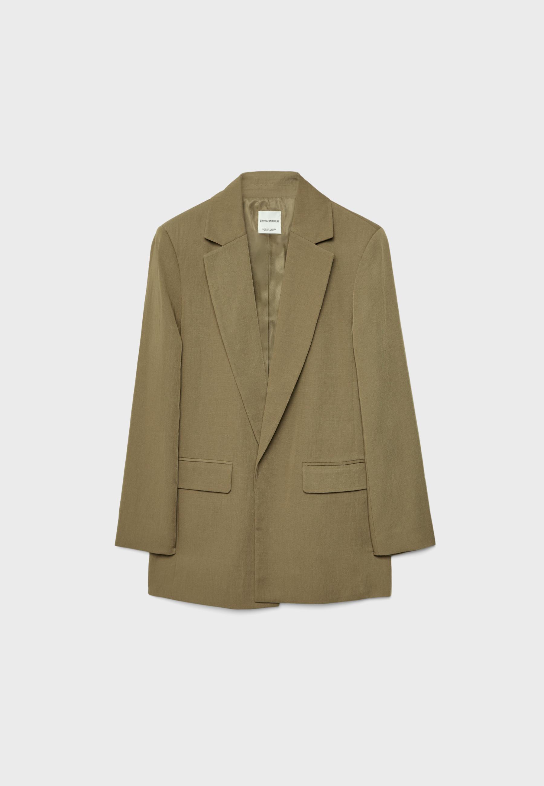 Basic rustic blazer — Olive green