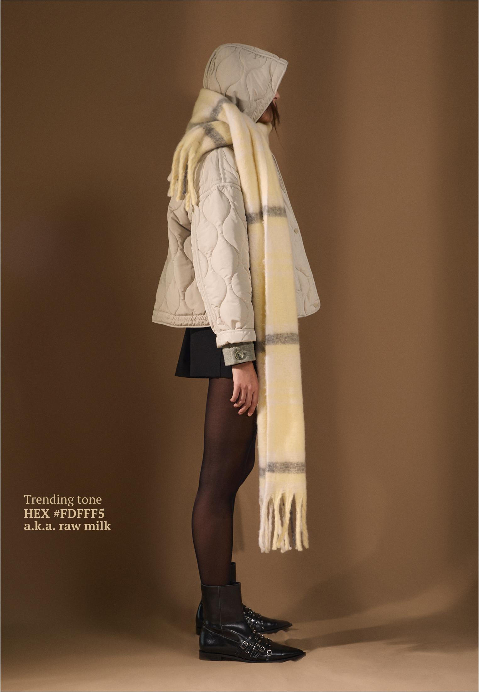 Hooded puffer jacket — Ice
