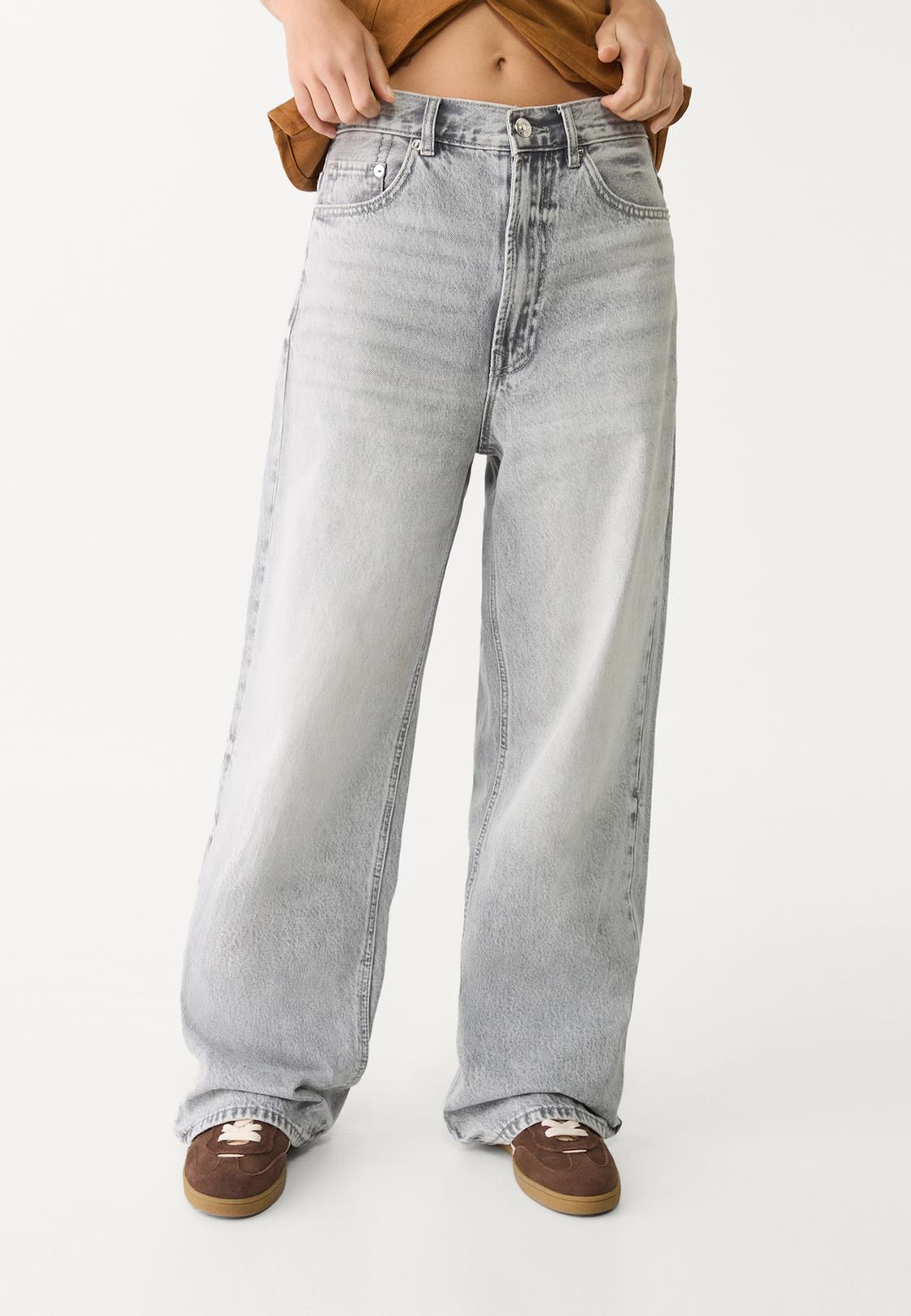 Womens Jeans Stradivarius Pantalon Baggy Stradivarius 90s Wide Leg