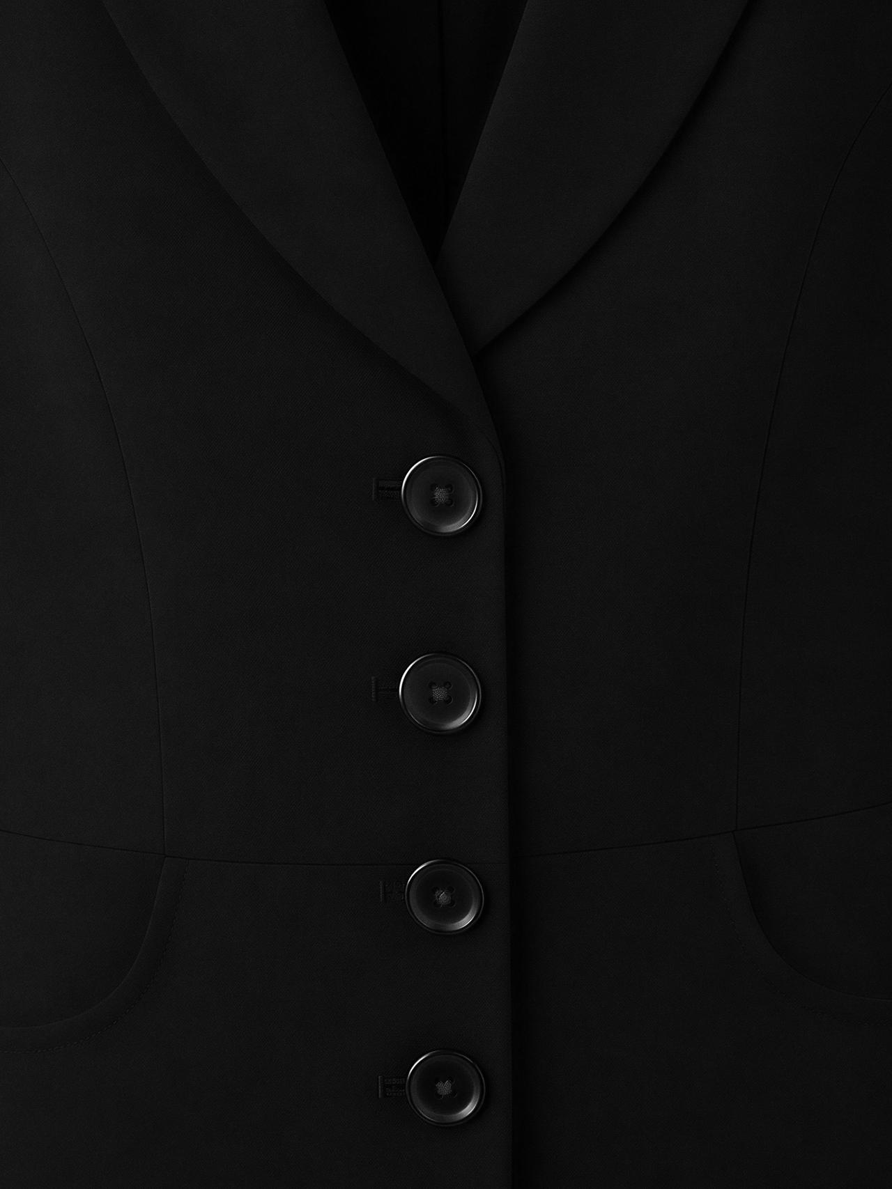 Short sleeve shirt with pockets — Black