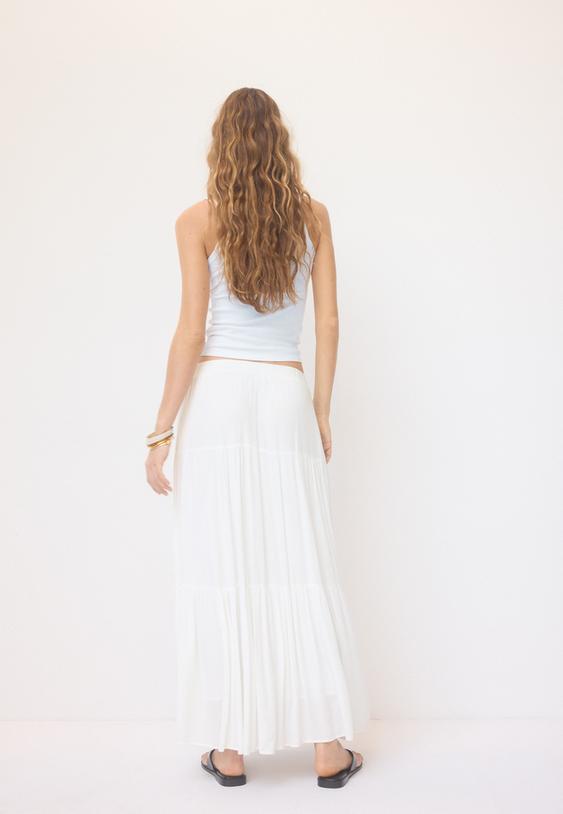 falda midi boho