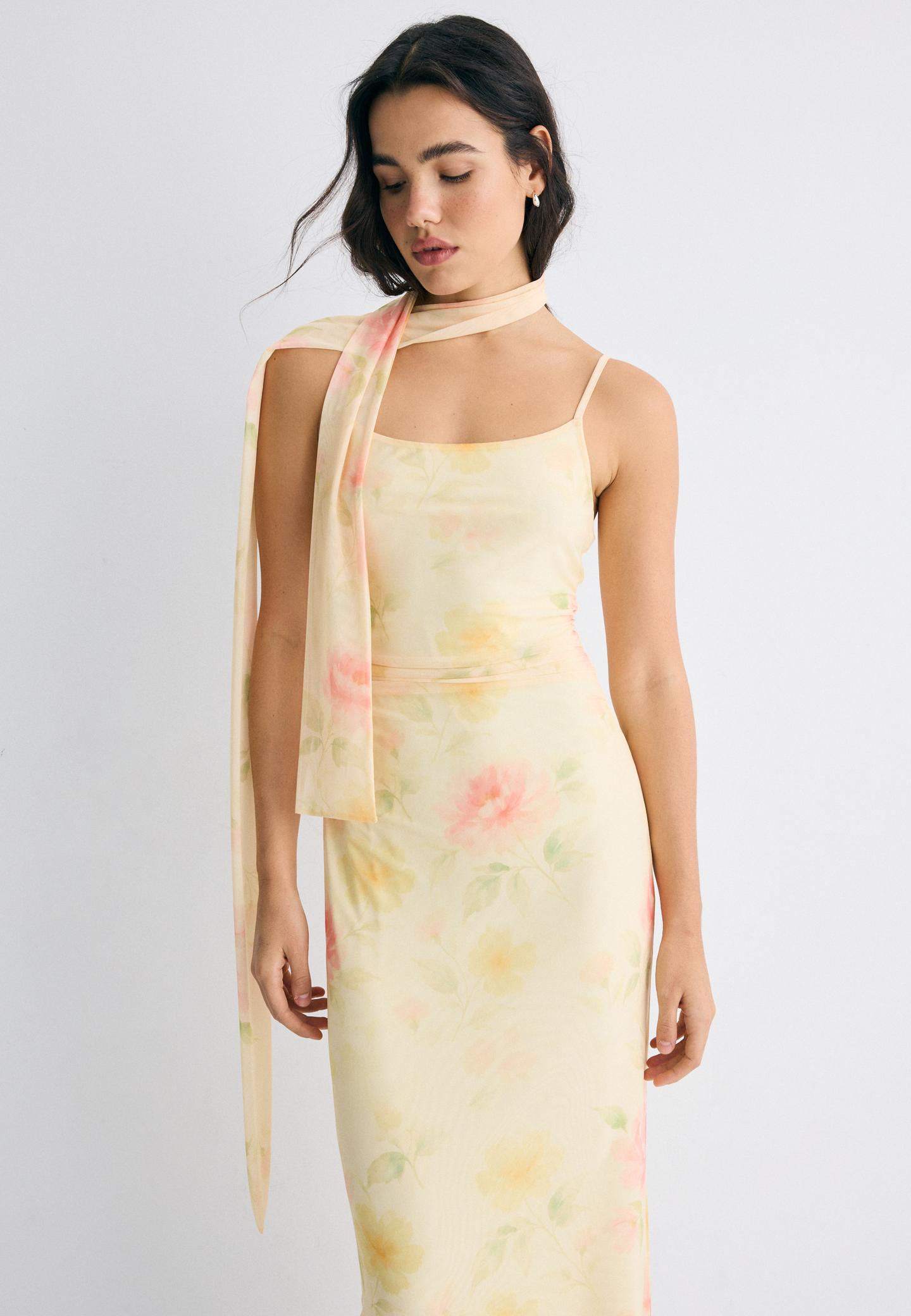 Midi Dresses | Stradivarius United States Midi Dresses | Stradivarius United States