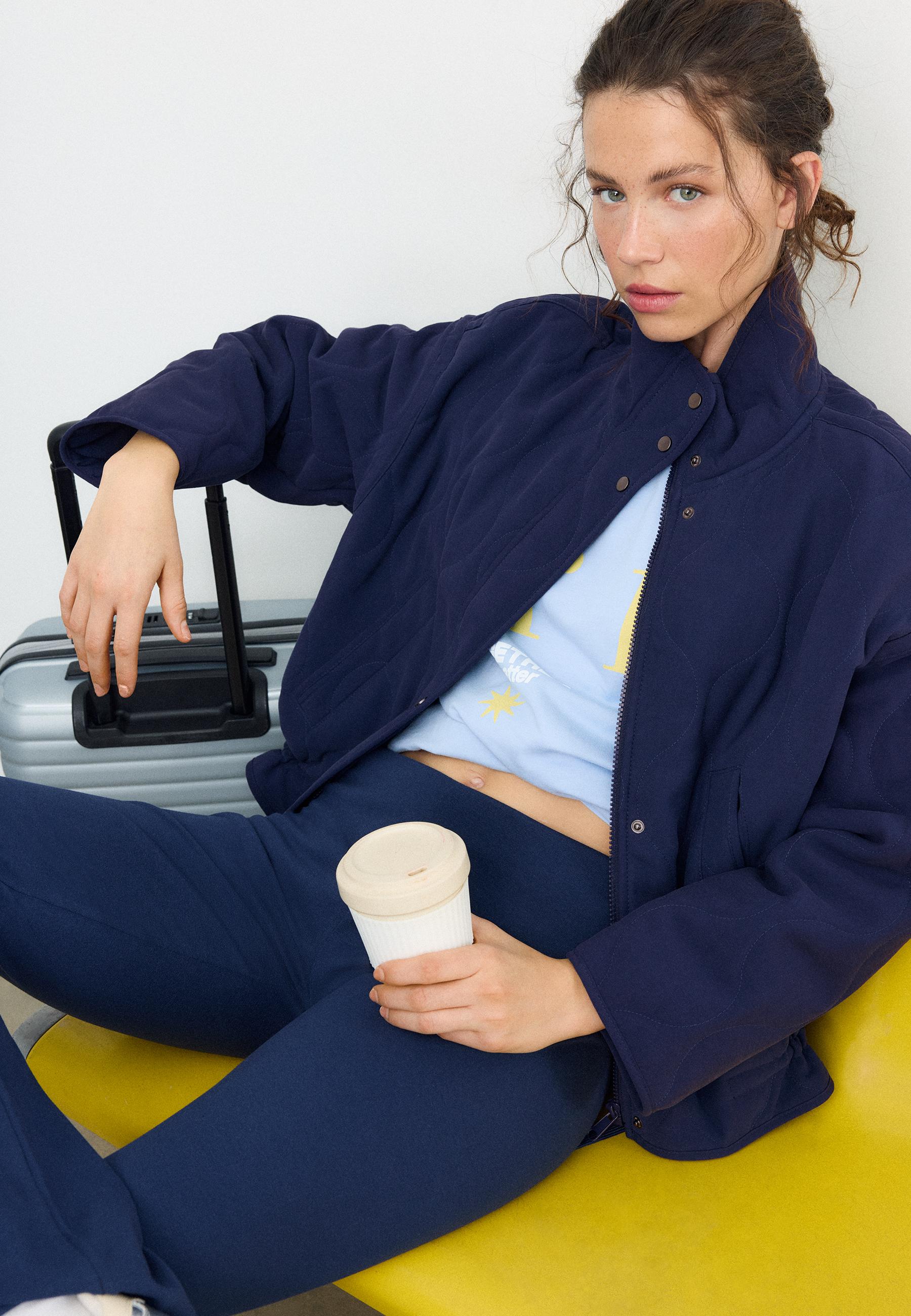 Navy Blue Jackets | Stradivarius Azerbaijan