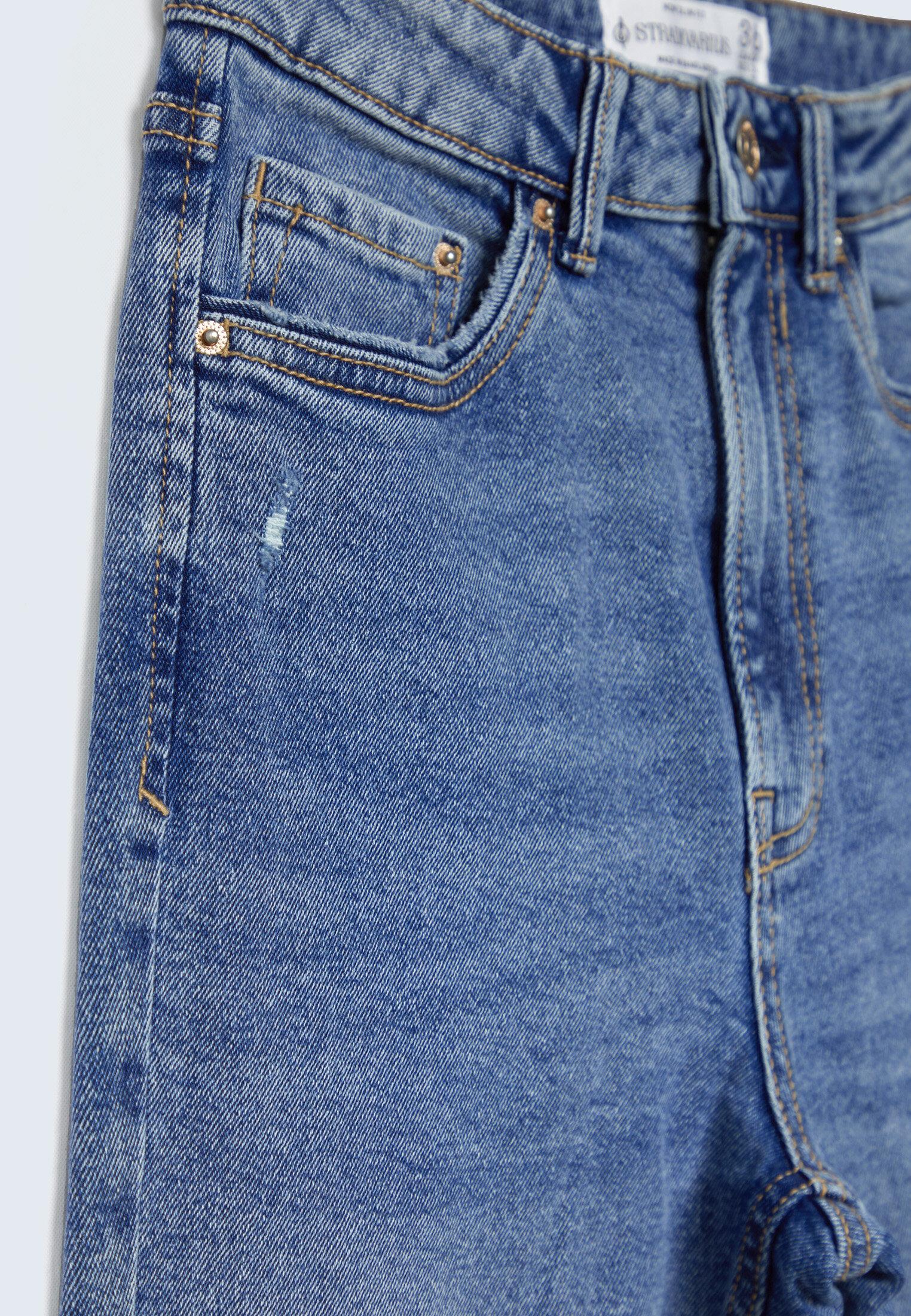D10 mom fit dar kesim jean - Görsel 8