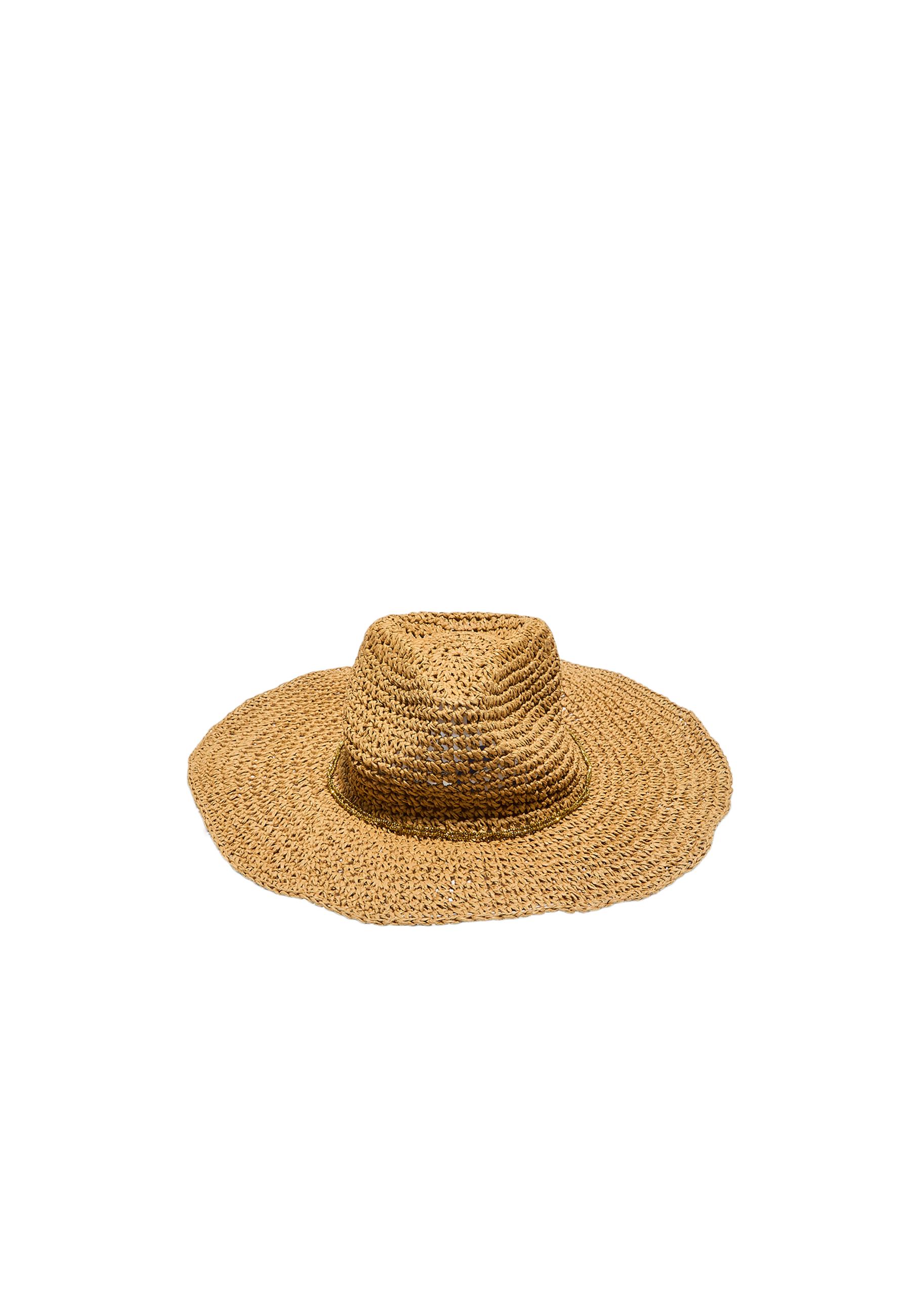 Raffia hat — Beige